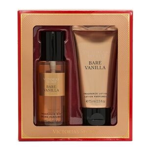 (Inventory 26) Victoria's Secret Bare Vanilla Mist & Lotion travel Set